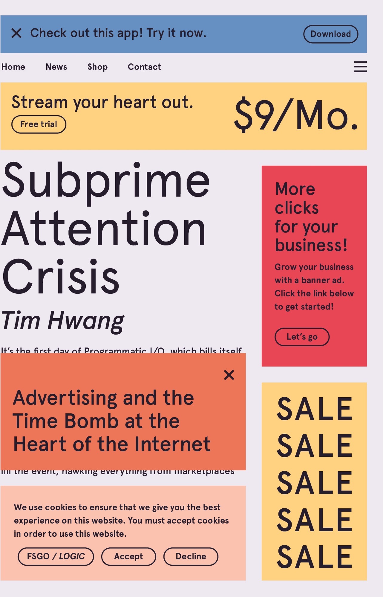 Subprime Attention Crisis cover