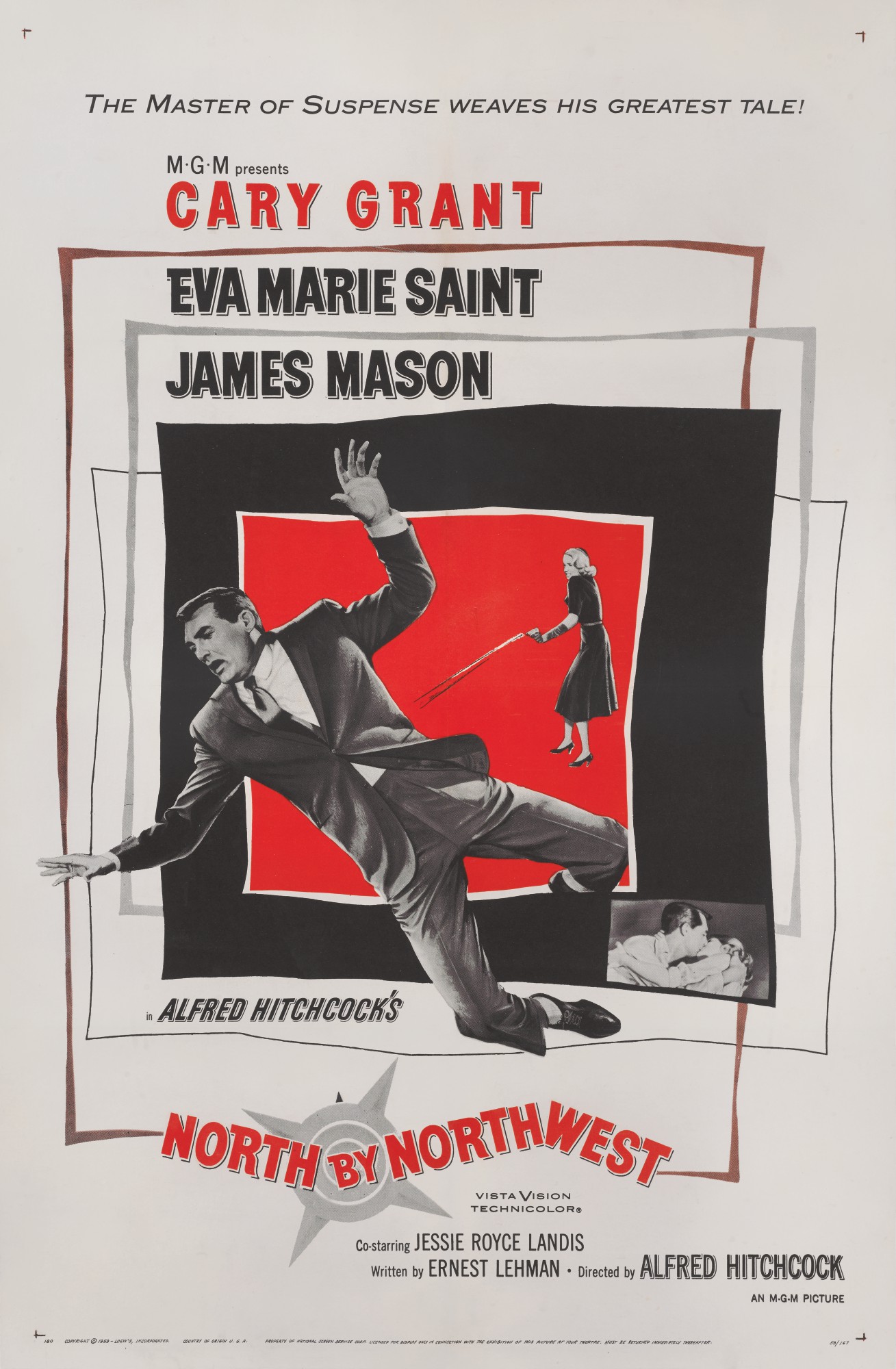 North by Northwest poster