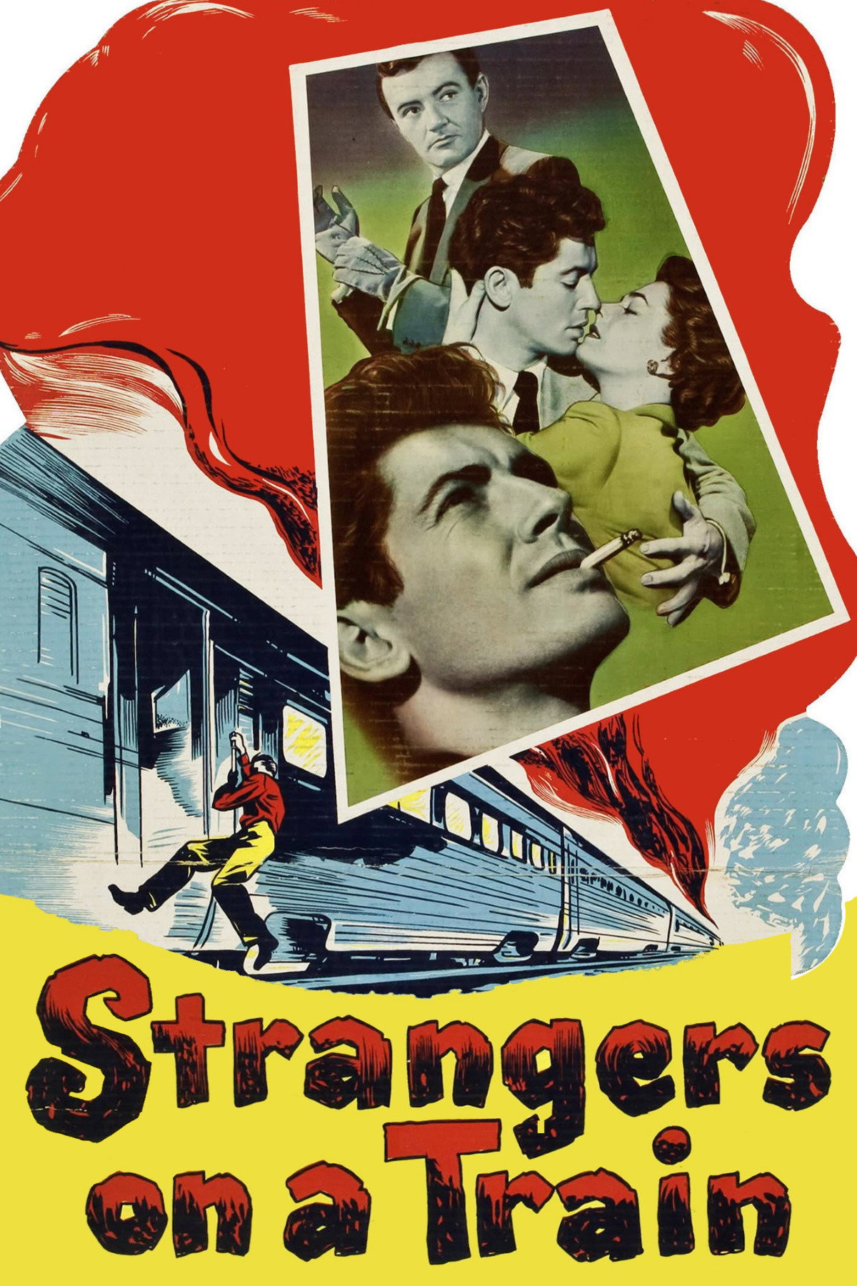 Strangers on a Train poster